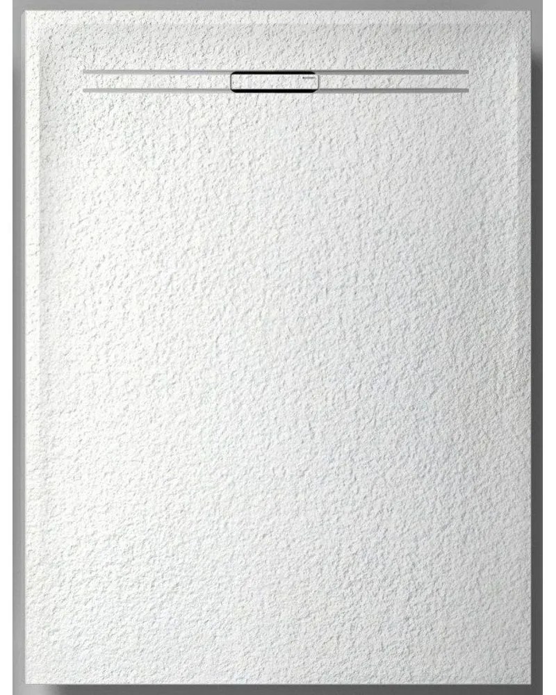 GEBERIT Sestra obdĺžniková sprchová vanička z kamennej živice, 900 x 1600 x 40 mm, protišmyk, biela/bridlicová štruktúra, 550.259.00.2