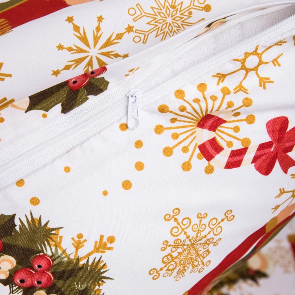 Posteľná obliečka Luskáčik 200x220/2×70x80 cm – vianočný motív, mikrovlákno