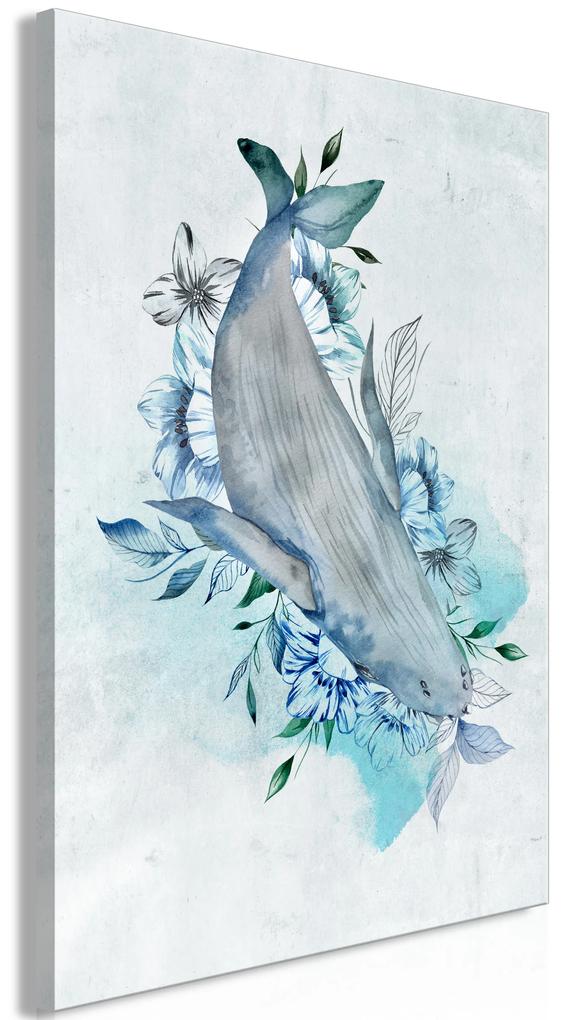 Artgeist Obraz - Mrs. Whale (1 Part) Vertical Veľkosť: 60x90, Verzia: Premium Print