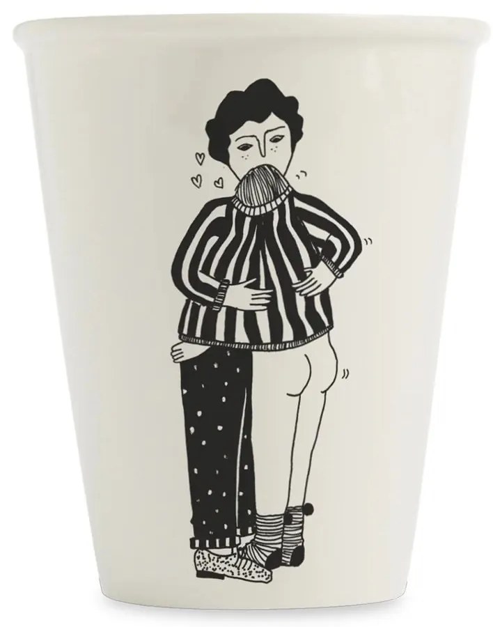 helen b Porcelánový hrnek Sweater Hug 220 ml