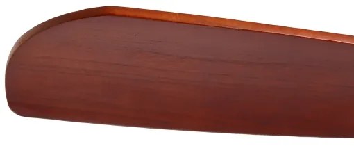 ZEVENTI - Stropný ventilátor LIONI Wi-Fi Tuya čierna/dub + diaľkový ovládač