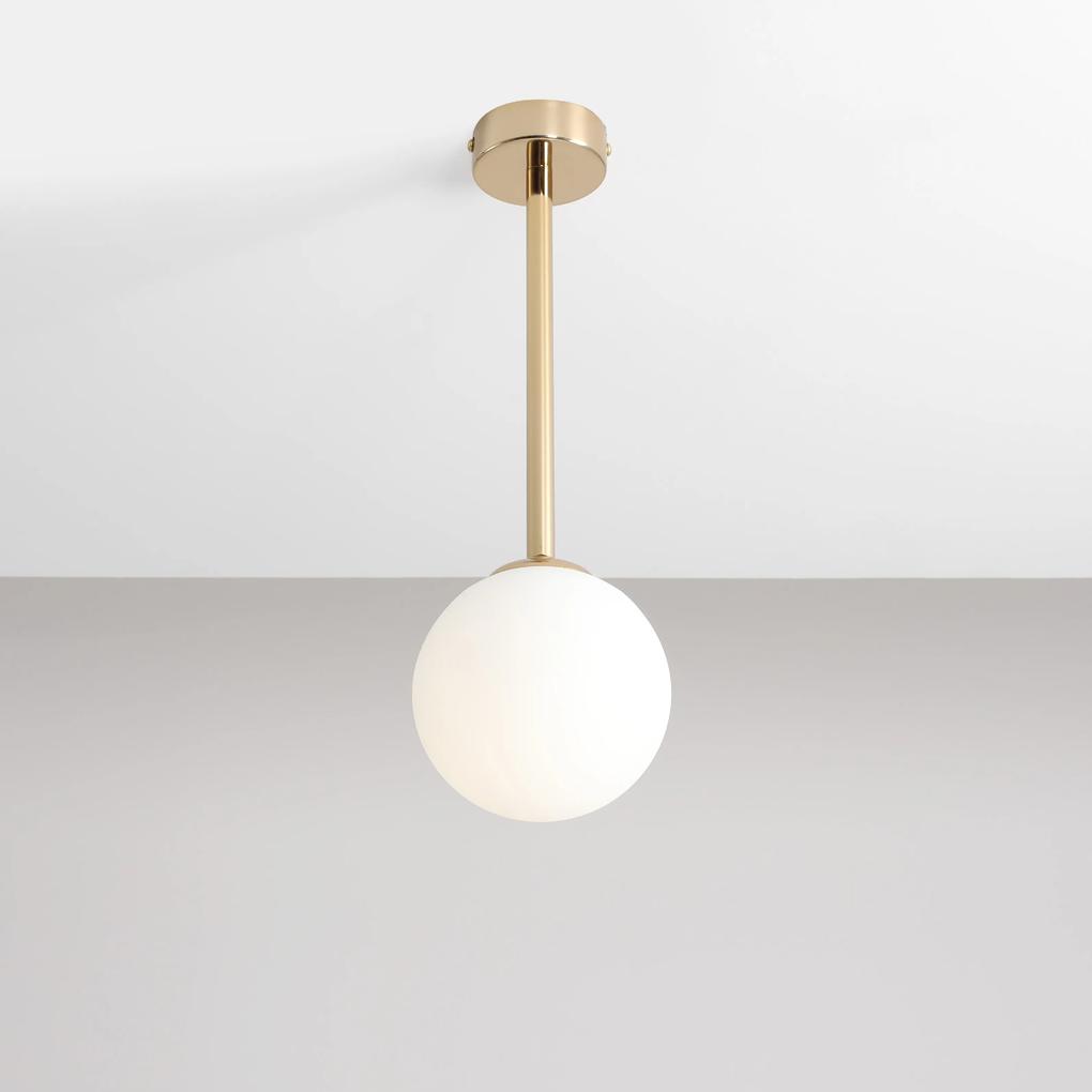 PINNE GOLD | Jednoduchá stropná lampa v zlatom prevedení Veľkosť: S