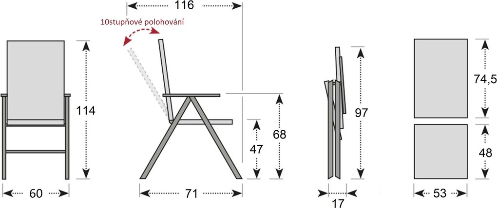Doppler CONCEPT YELMO FSC®, polohovacie kreslá, 6+1