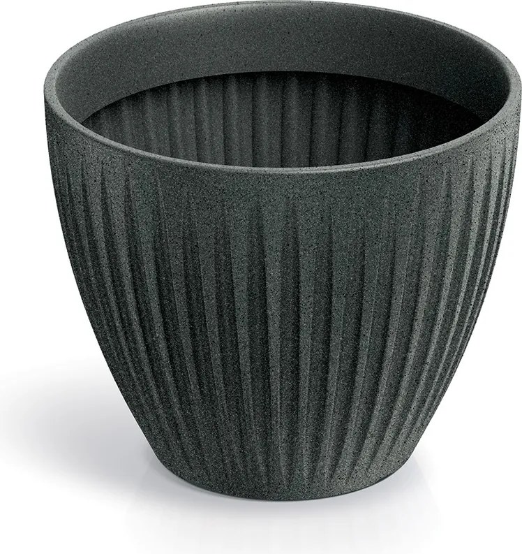 Kvetináč LATIE RAND granitovo čierny