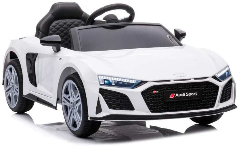 LEAN CARS ELEKTRICKÉ AUTÍČKO AUDI R8 - BIELE - 2x45W - 12V4,5Ah - 2021