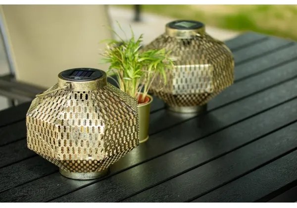 LED Solárne svietidlo LAURA 1xE27/1,2V 300 mAh IP44