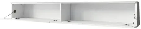 TV skrinka Dlana 180 MDF (čierny grafit + rybia kosť čierna) . Vlastná spoľahlivá doprava až k Vám domov. 1106207