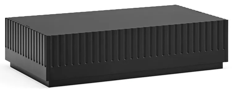 Čierny konferenčný stolík s 2 zásuvkami Teulat Doric