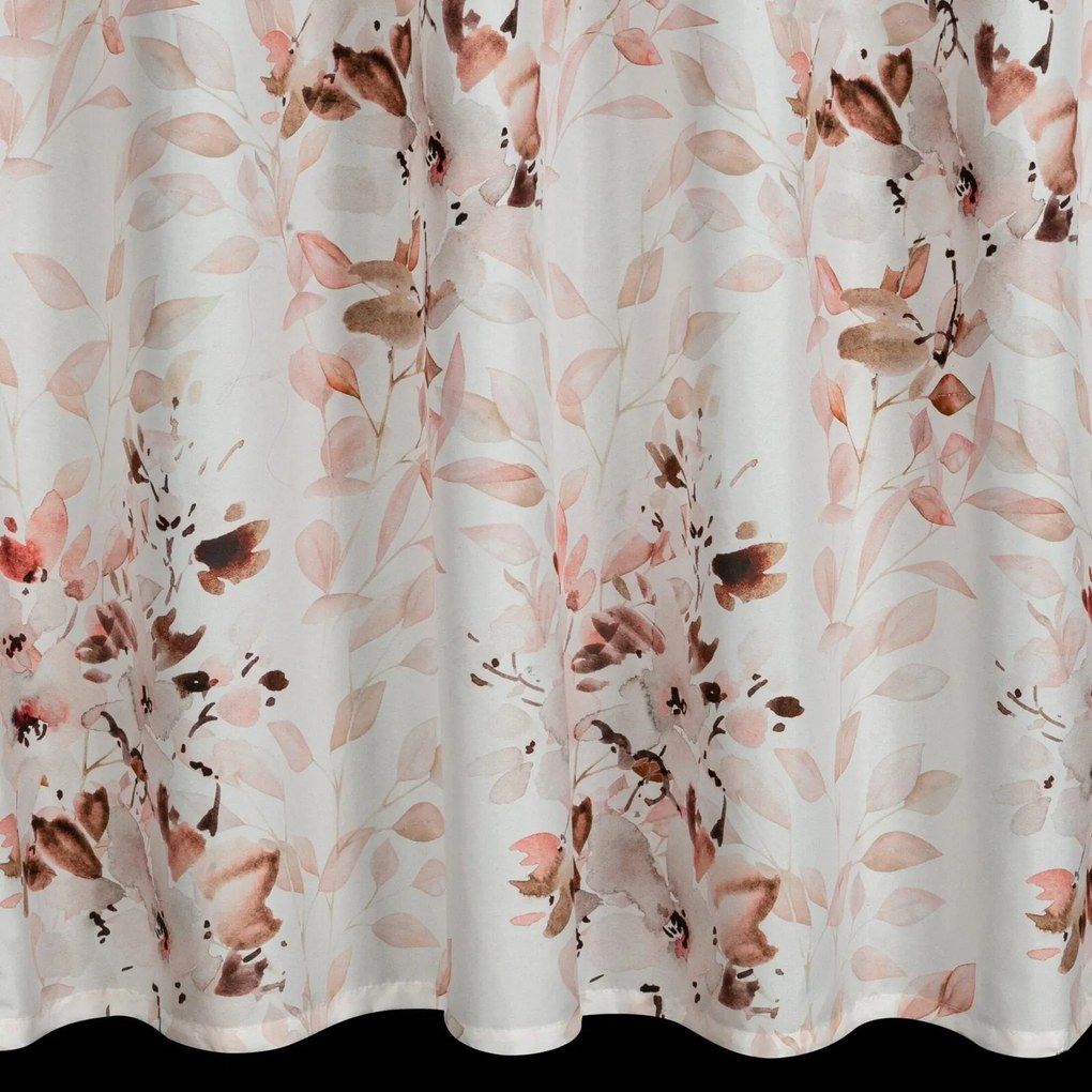 ZÁVES NA PÁSKE POWDERY 140X270 CM KVETY