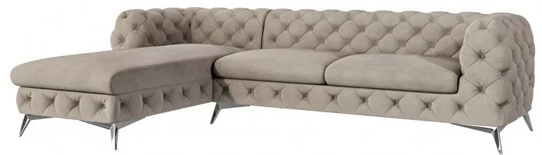 ROHOVÁ SEDAČKA CHESTERFIELD LARISSA PRAVÁ - ĽAVÁ 262 x 200 cm