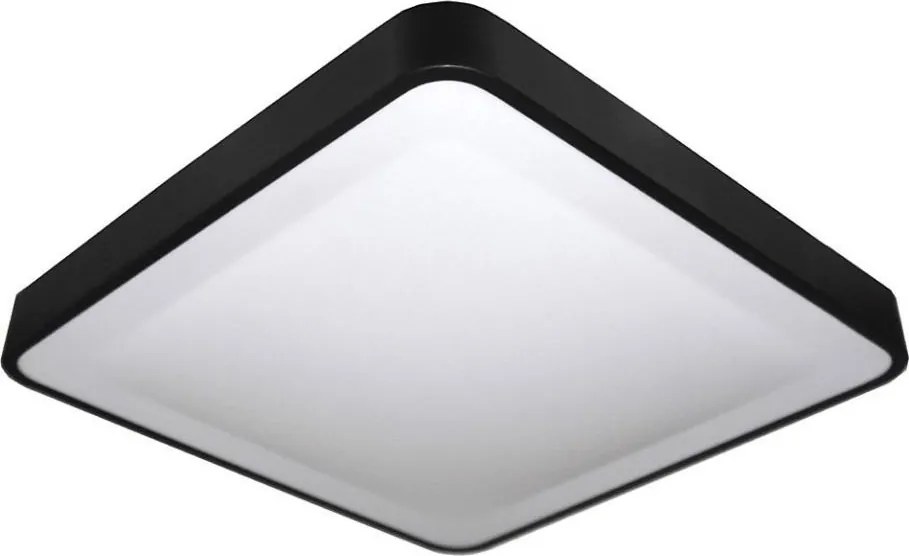 LED stropné svietidlo so snímačom WILTON LED/24W/230V 4000K 33x33 cm čierna