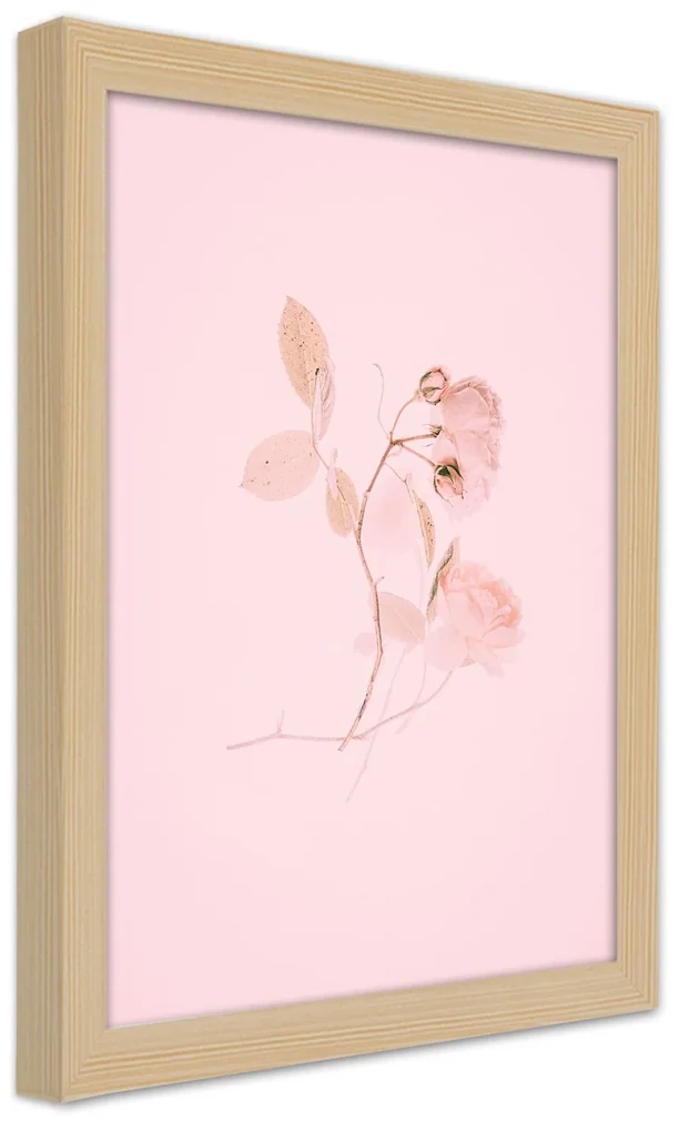 Gario Plagát Pastelová vetvička Farba rámu: Bez rámu, Rozmery: 40 x 60 cm