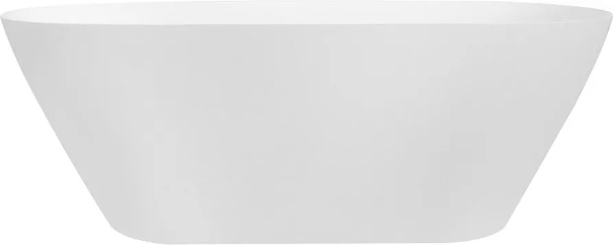 Besco Voľne stojaca vaňa z liateho mramoru Moya Matt 160x70, biela lesk/biela mat BESCO-Typ výpuste: Alcaplast Click-Clack s horným čistením, grafit,…