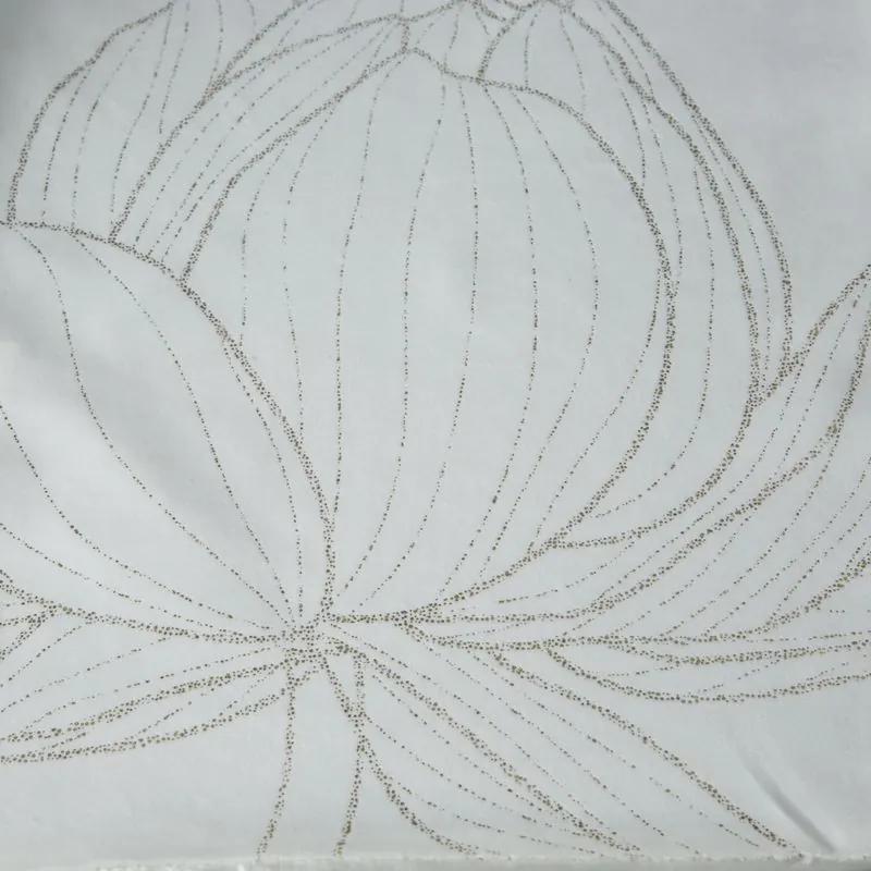 Dekorstudio Elegantný zamatový behúň na stôl BLINK 12 biely Rozmer behúňa (šírka x dĺžka): 35x180cm