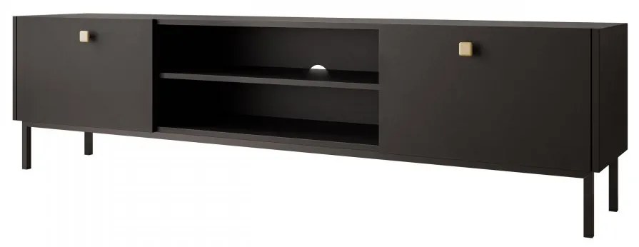 Tv stolík/skrinka Priboz 2KW, Farby: biela