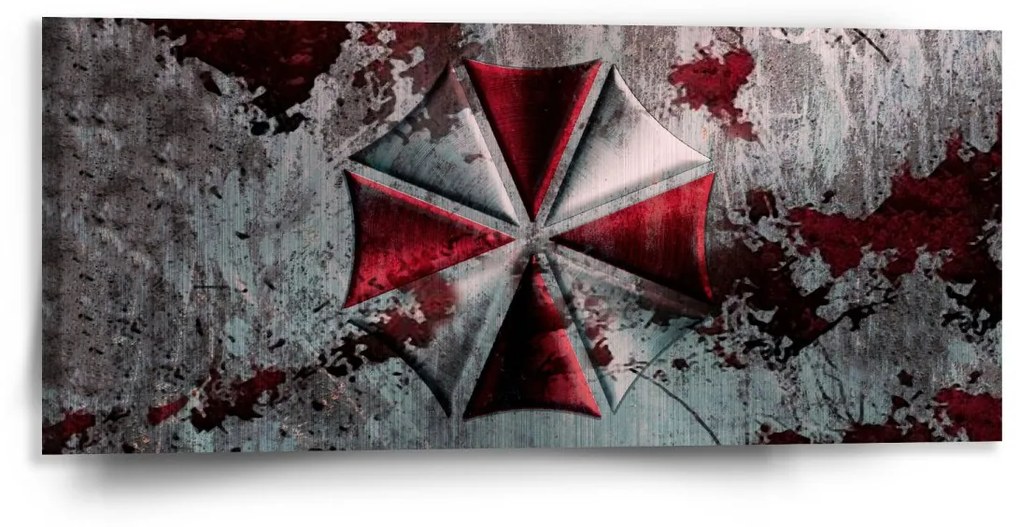 Sablio Obraz Resident Evil Umbrella Corporation Steel - 110x50 cm