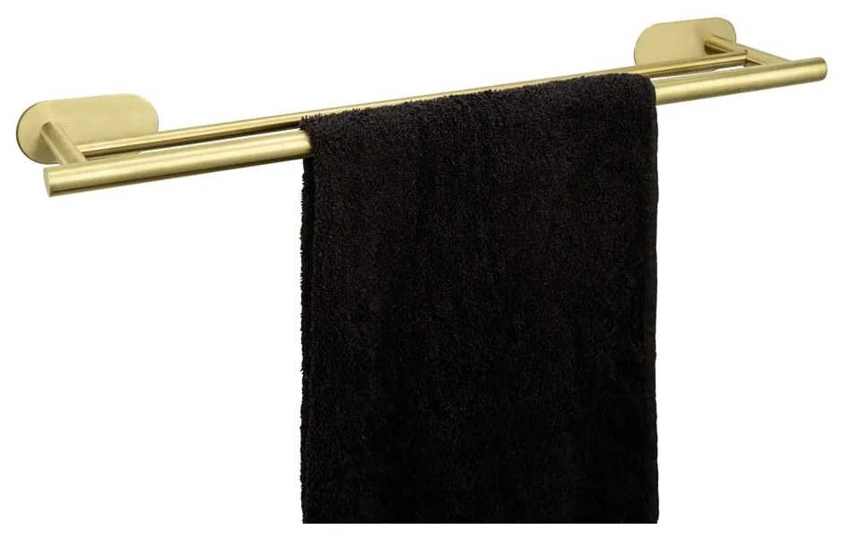 Samodržiaci držiak na uteráky z nerezovej ocele Orea Gold – Wenko