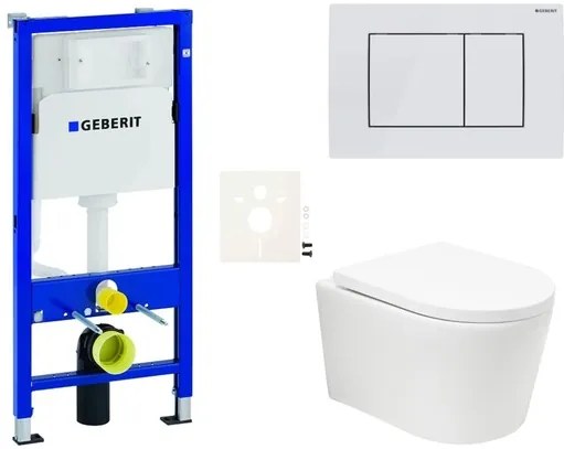 Závesný WC set Geberit do ľahkých stien / predstenová SAT BREVIS SIKOGESBRTORD30
