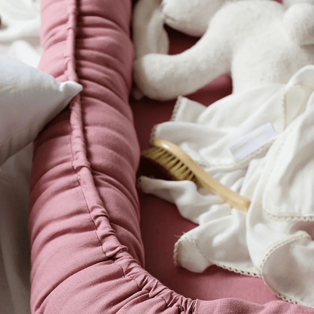 Bambusová zavinovačka s čipkou vanilka 80x100 cm