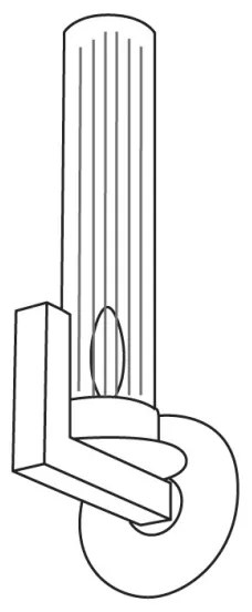Kolarz 6009.60130 - Nástenné svietidlo RAGGIO 1xE14/25W/230V 24K zlato