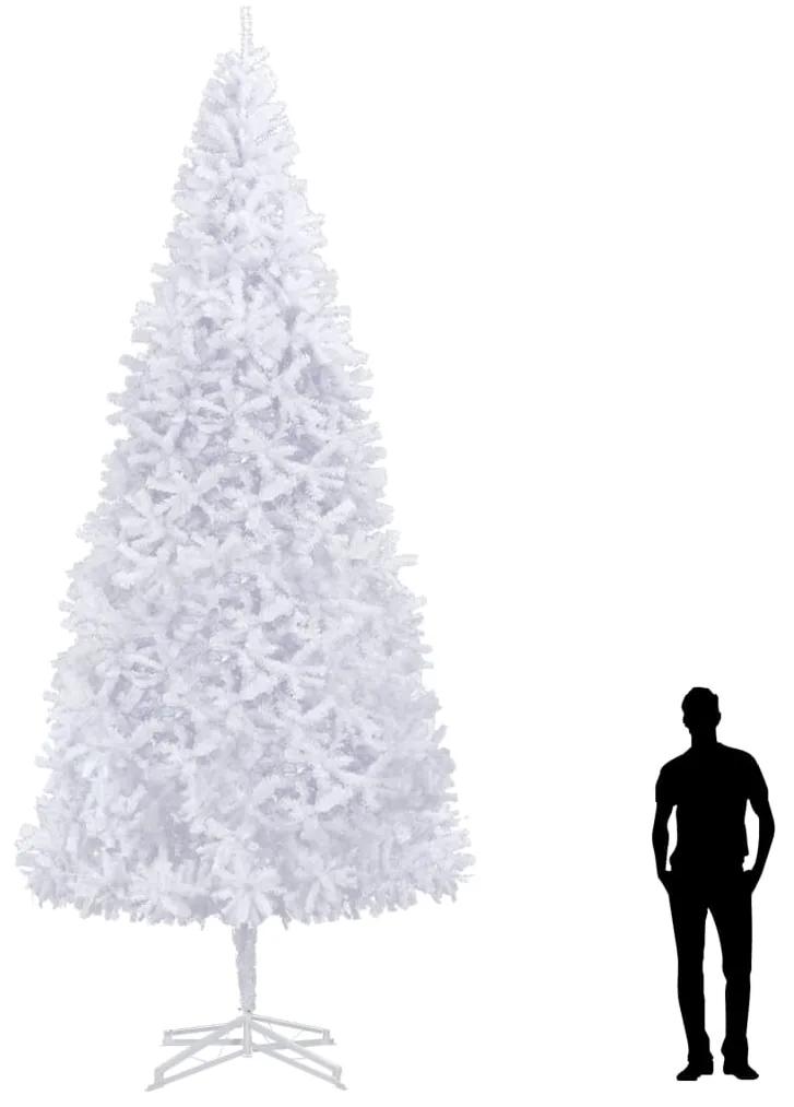 vidaXL Umelý vianočný stromček 500 cm, biely