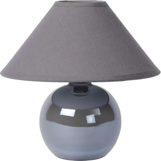 Stolové svietidlo LUCIDE FARO Table lamp Ceram. H21cm Pearl Silve 14553/81/36
