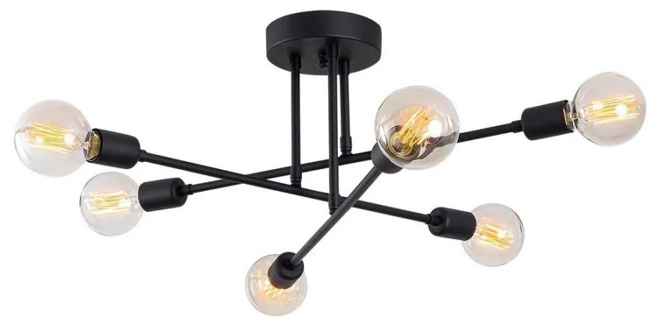 Prisadený luster FLOWER 6xE27/40W/230V