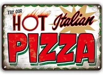 Ceduľa Hot Italian Pizza