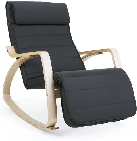 Hojdacie kreslo SONGMICS LYY10G - tmavosivé