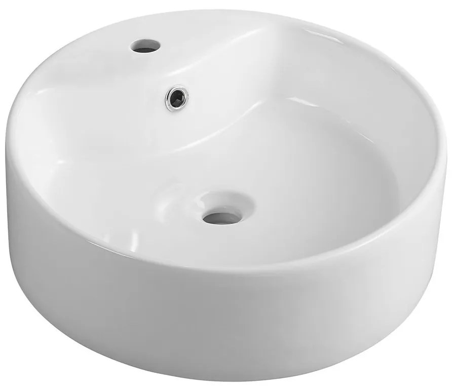 Aqualine Aqualine, umývadlo na dosku 40x15 cm, biela, 49413