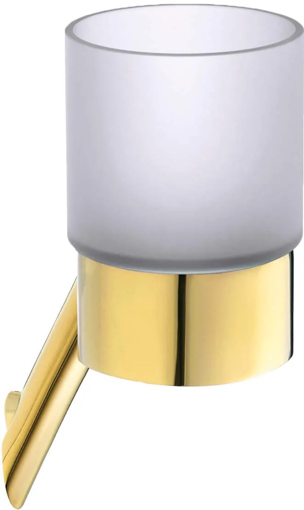 Deante Silia, nástenný kúpeľňový pohár, zlatá lesklá, ADI_Z911