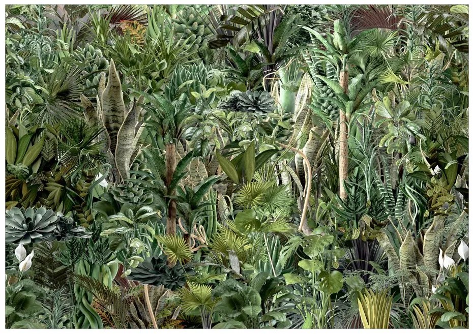 Samolepiaca fototapeta - Bohatstvo džungle 196x140