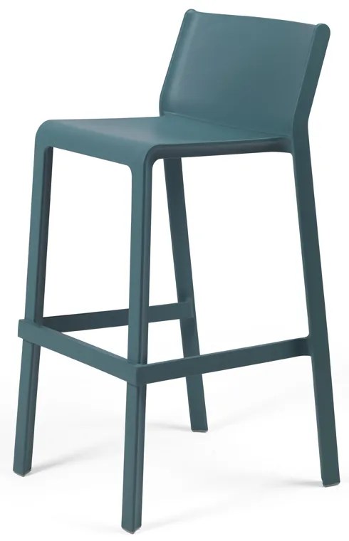 Stima Plastová barová stolička TRILL Vyberte odtieň ->: Bianco - Biela