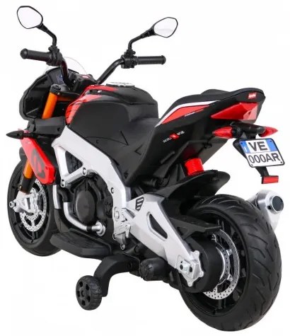 Elektrická motorka Aprilia Tuono V4 RAMIZ - červená
