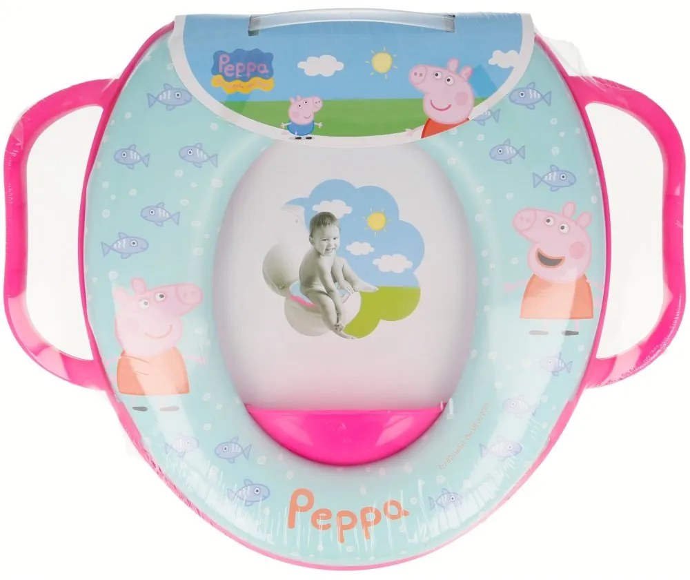 Mäkký adaptér na WC pre deti Prasiatko Peppa