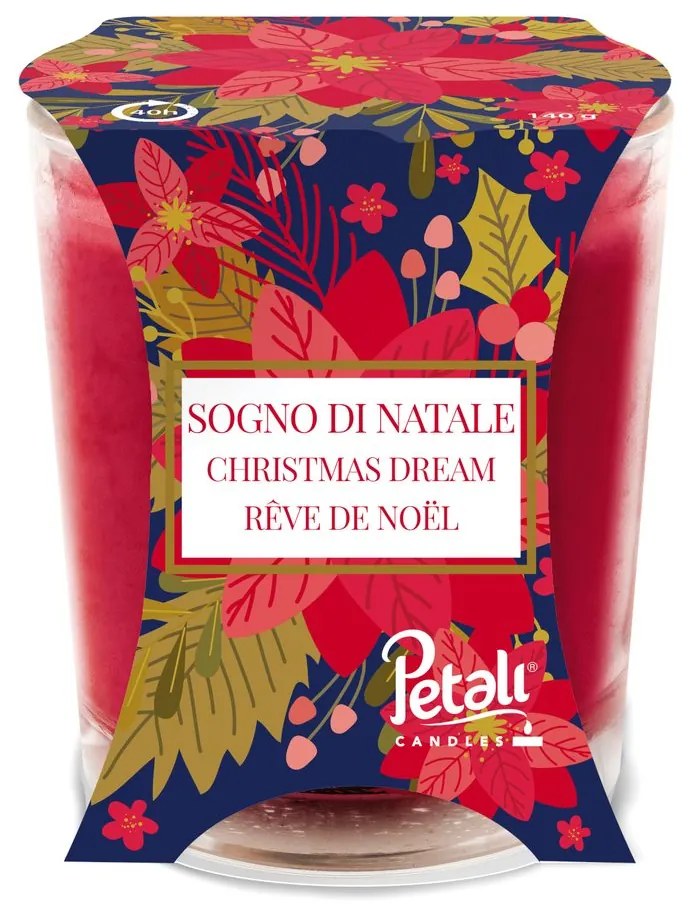 PETALI vonná svíčka ve skle Christmas Dream - hoření 40h