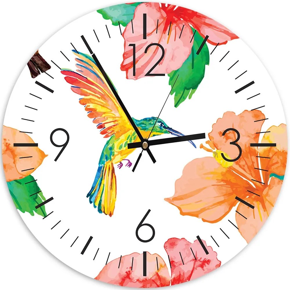 Gario Hodiny na stenu Kolibrík Rozmery: 80 x 80 cm