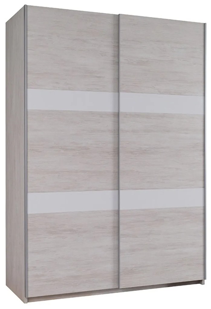 Skriňa Verdek SZ150 VD12, Farby: dub monastery / dub monastery + čierny lesk, Osvetlenie: osvetlenie LED, Systém tichého zatvárania: áno, Zrkadlo: nie