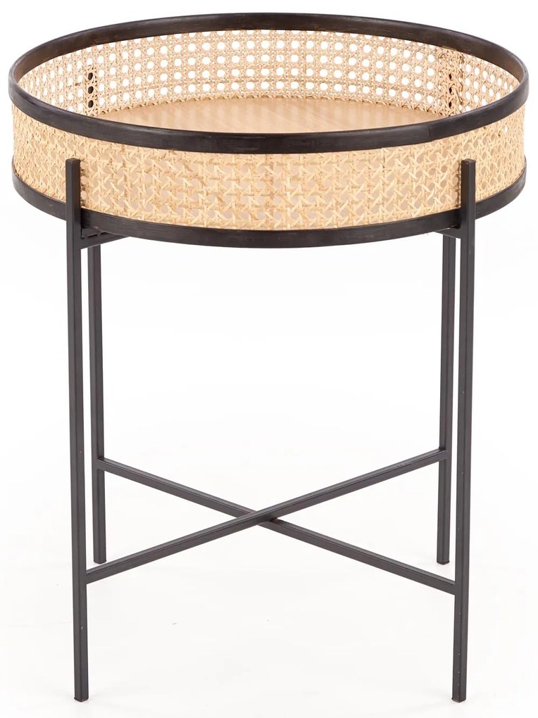 Ratanový konferenčný stolík LANIPA 50x55 cm