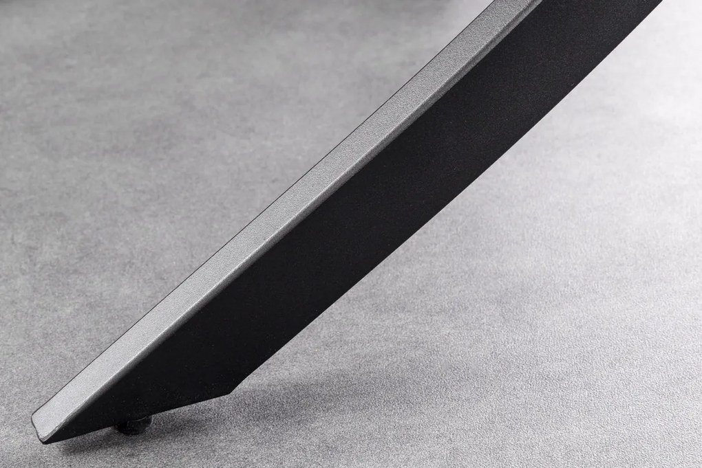 Jedálenský stôl ALPINE – okrúhly, keramická doska, taupe 120 cm, výška 76 cm