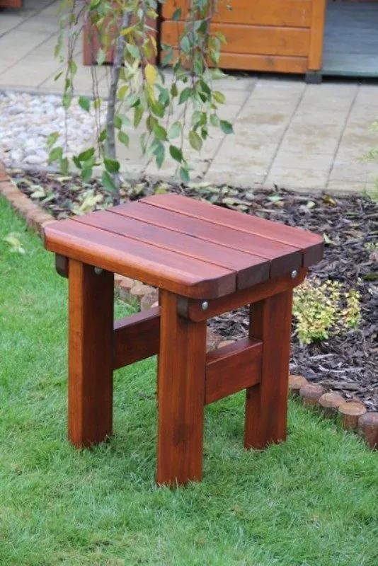 Záhradná mini stolička ROVNÁ