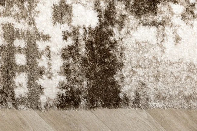 Koberec Shaggy Puffy P149 béžový / hnedý