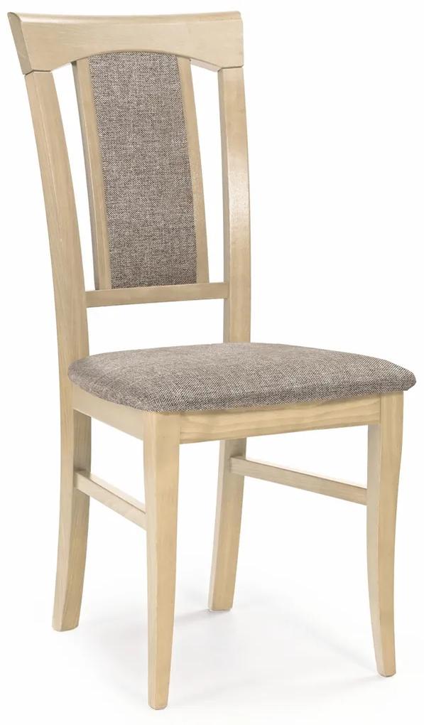 Jedálenská stolička Konrad - dub sonoma / hnedá