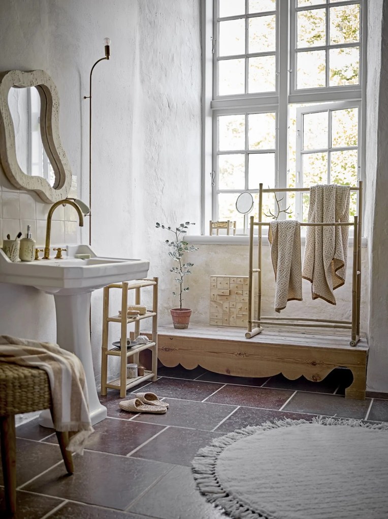 Bloomingville Nástenné zrkadlo Meg Nature Resin