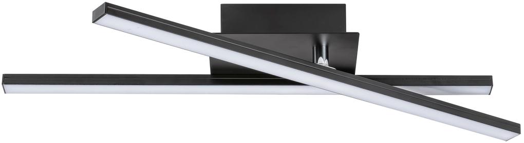 RABALUX LED designové flexibilné stropné osvetlenie SVETLANA, 14W, teplá biela, čierne