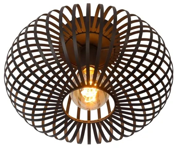 Lucide 78174/40/30 - Stropné svietidlo MANUELA 1xE27/60W/230V pr. 39,5 cm čierna