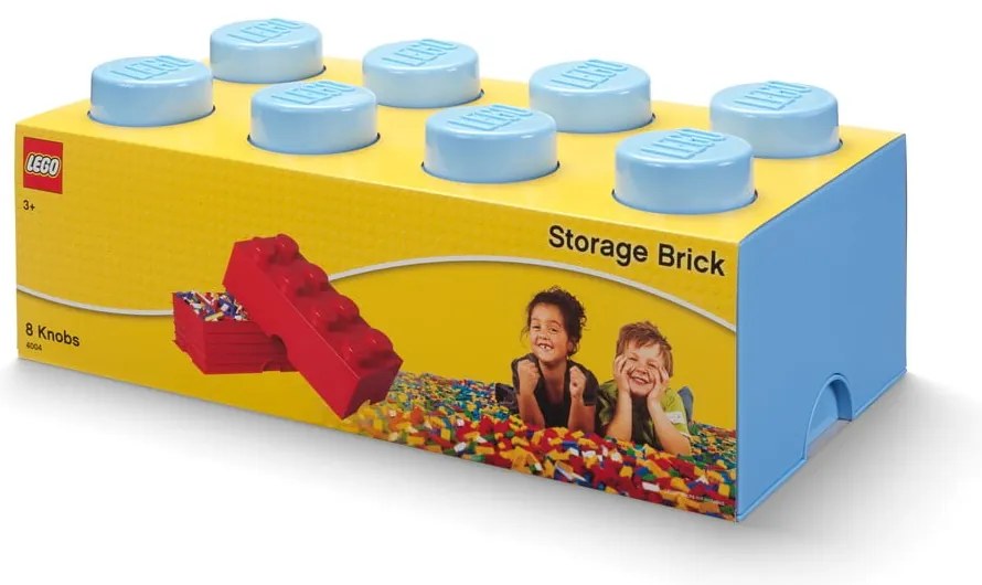 Svetlomodrý úložný box LEGO®