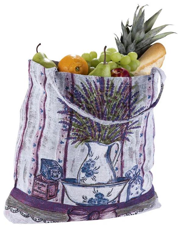Textilná nákupná taška LEVANDUĽA