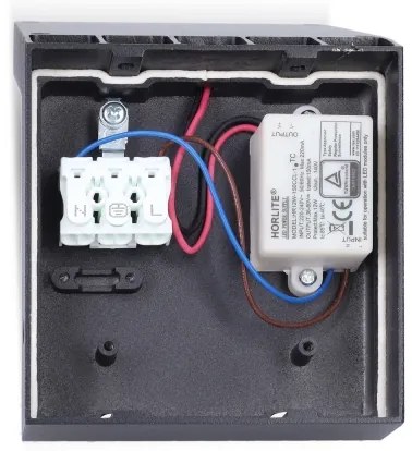 Brilagi - LED vonkajšie nástenné svietidlo RIANO LED/8W/230V antracit IP65