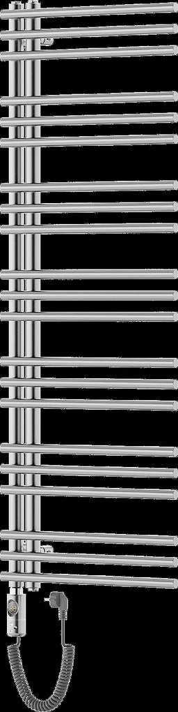 Mexen Neptun, elektrické vykurovacie teleso 1400 x 500 mm, 600 W, chrómová, W101-1400-500-2600-01